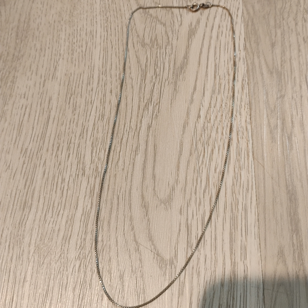 Sterling Silver Box Chain Necklace